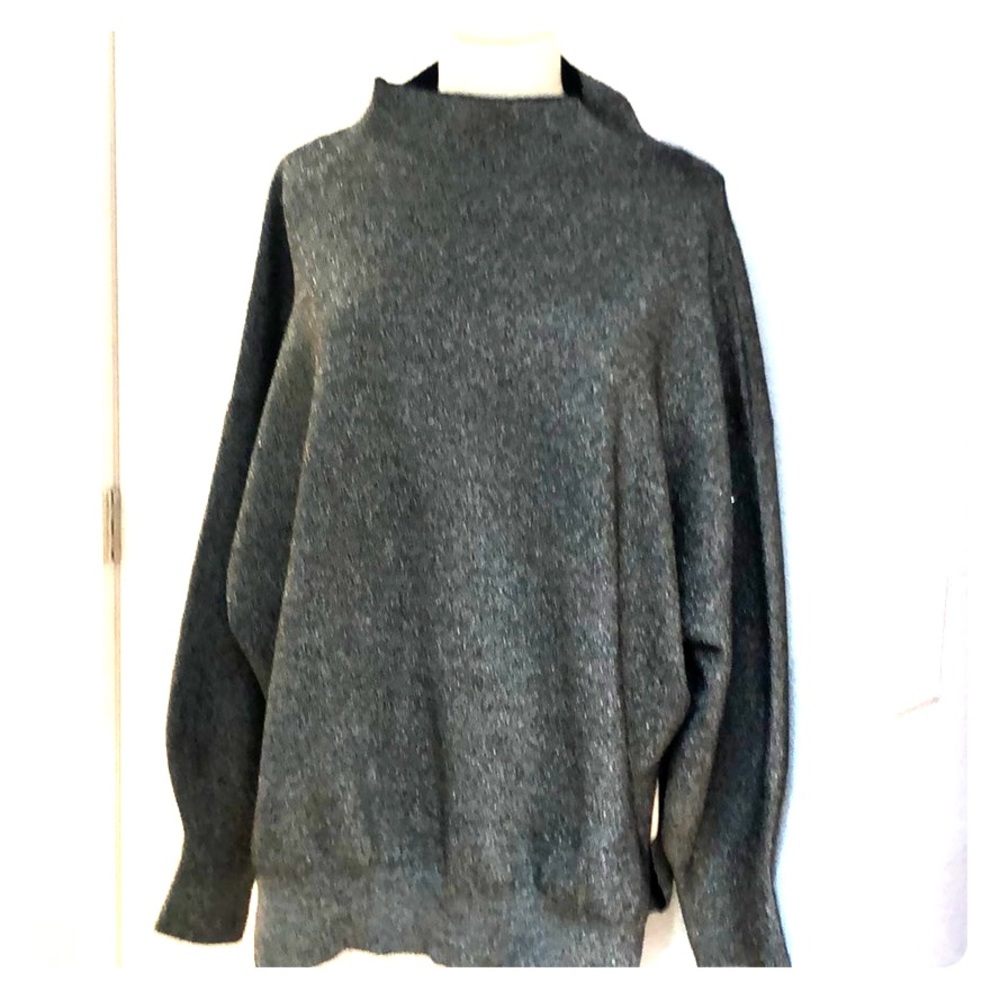 HM black shimmer lurex gold cocktail sweater